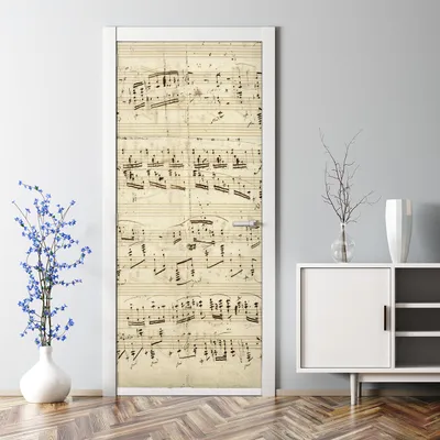 Produktbild von Dekorative Türaufkleber selbstklebend Klebefolie Türtapete Türfolie Alpen Landschaft 70 x 200 cm