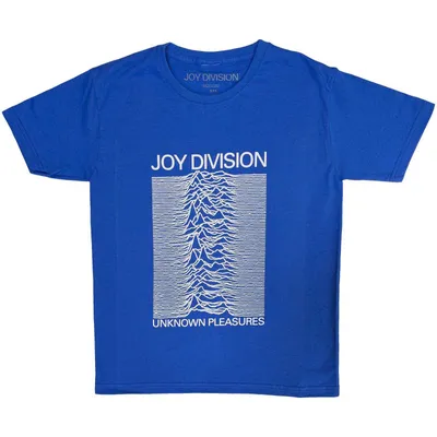 Produktbild von Joy Division Kinder T-Shirt: Unknown Pleasures, 11-12 Jahre, Blau