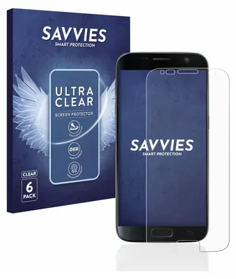 Produktbild von 6x Für Samsung Galaxy S7 Schutzfolie Savvies Displayschutz Display Schutz Folie Klar Transparent