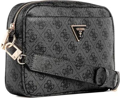 Produktbild von Guess Meridian Mini Schulterhandtasche in Coal für Damen – 24x16x6 CM / Coal
