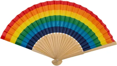 Produktbild von OOTB Fächer Pride ca. 21 cm aus Bambus