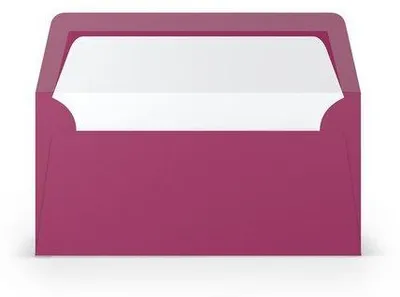 Produktbild von Paperado Briefumschlag DIN lang Amarena / DIN lang (110 x 220mm) DIN Lang - 50 Stück