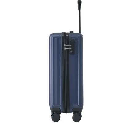 Produktbild von Flieks Rollkoffer, Koffer Gepäckstück ABS-Material, Trolley mit 4 Rollen und TSA Schloss, Hartschale Trolley, M, Marineblau