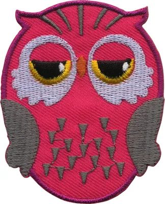Produktbild von Aufnäher - Eule - Uhu pink - Patch