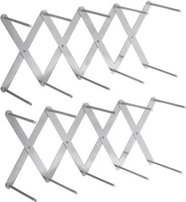 Two identical metal rib holders are shown against a white background.