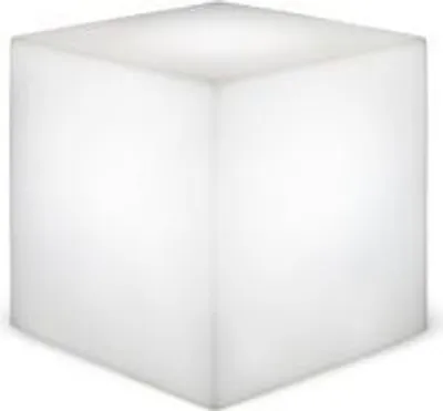 Produktbild von Solar Außenleuchte LED mit Dimmer 43 cm breit cm IP65 Weiß quadratisch Farbwechsel RGBW 50-600 lm Modern