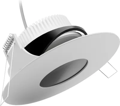 Produktbild von SSC-LUXon YOKU Einbauspot flach schwenkbar IP65 inklusive LED Lampe neutralweiß 230V 4W - Deckenspot Feuchtraum in weiß rund