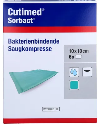 Zdjęcie produktu dla Cutimed Sorbact kompresy chłonne 10x10 cm 6 szt