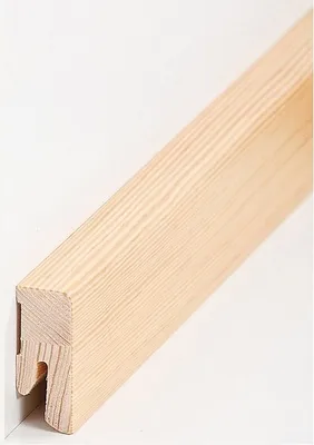 Produktbild von Sockelleiste Echtholzfurnier 16 x 40 x 2500 mm Kiefer Echtholzfurnier Fußleiste furniert by PROVISTON 62.5 Meter | 25 Stück