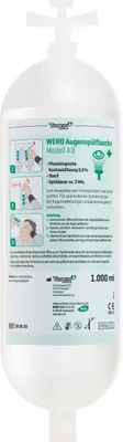 Produktbild von WERO Augenspülflasche Modell A8, 2 x 1000 ml
