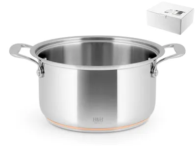 Obrázek produktu pro Hrnec z nerezové oceli H&h 18/10, 18 cm