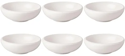 Produktbild von Villeroy & Boch NewMoon 6er Set Dessertschale 140 ml weiß Porzellan
