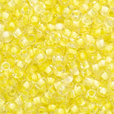 Produktbild von Rocailles 2,5 mm zitronengelb VE=5x20g