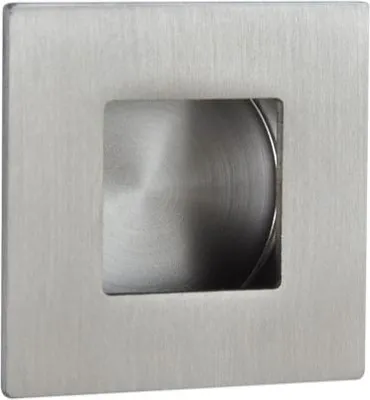 Zdjęcie produktu dla Kwadratowy uchwyt do drzwi przesuwnych FH213 (50x50 mm), stal nierdzewna