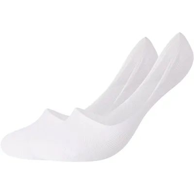 Produktbild von Camano Unisex Socken Footies, Doppelpack Unisex 37208 Weiß 43-46
