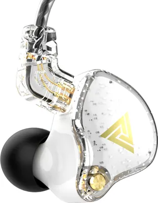 Immagine prodotto di Qkz Ak6 Pro Wired Headset Subwoofer Hifi In-Earphone 3.5mm Earbuds per telefoni cellulari e computer Bianco con microfono
