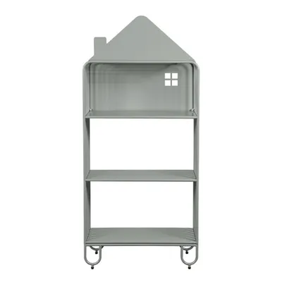 Zdjęcie produktu dla HOME DELUXE - Półka dziecięca TODO - kolor: szałwiowo-zielony, wymiary: 134x61x28 cm, w komplecie 2 pudełka do przechowywania, chroniąca podłogę, stabilna konstrukcja I Półka dziecięca regał półka magnetyczna