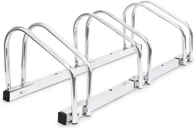 Immagine prodotto di Bc-elec - BS400003 Portabiciclette, portabiciclette, supporto per biciclette, portabiciclette per 3 biciclette, montaggio a pavimento o a parete