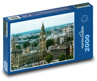 Zdjęcie produktu dla Puzzle 2000 Big Ben - miasto, Anglia - martinpuzzle