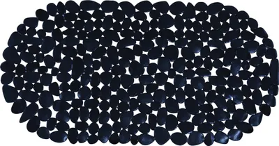 Produktbild von MSV 140882, Schwarz, Einfarbig, Oval, Polyvinylchlorid (PVC), 35 x 68 cm
