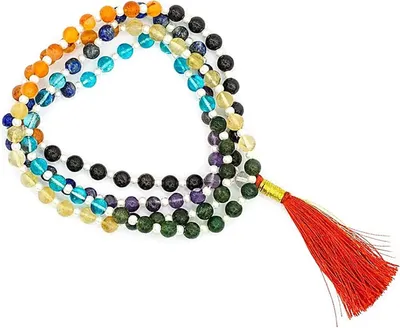 Productafbeelding van Mala 7 Chakren Steine A  108 Perlen Täschchen -- 0.6 cm kaufen online