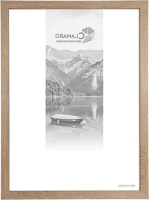 Produktbild von Fotolijst aus Eichenholz - 67 x 30 cm - Wandmontage für Fotos