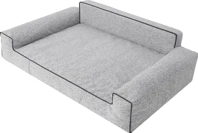 Image de Pillowprim Lit pour chien Glamour -115x80cm- coussin canapé élégant pour chiens, doux & lavable