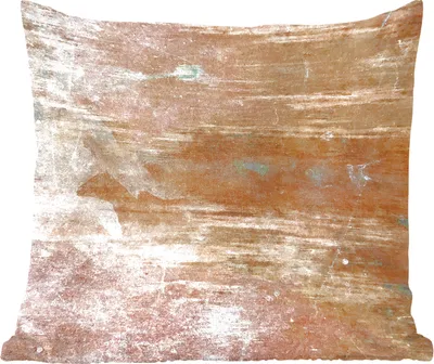 Produktbild von MuchoWow® Zierkissen Sofakissen Wohnzimmer Dekokissen 40x40 cm Rost - Bronze - Metall - Foto Kissen - Schlafzimmer Dekoration