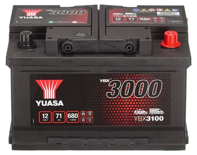 Produktbild von YUASA YBX3000 Starterbatterie 12V 71Ah 680A/EN LB3 Batterie
