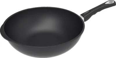 Image de AMT Gastroguss Wok 32cm avec manche hauteur 10cm