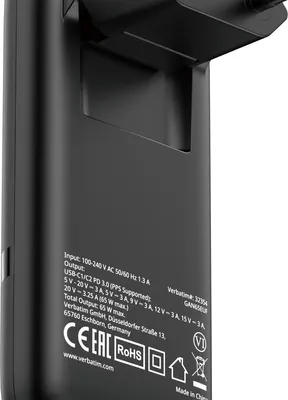 Immagine prodotto di Verbatim 32354 Caricabatterie per dispositivi mobili Computer portatile, Smartphone, Tablet Nero AC Ricarica rapida Interno