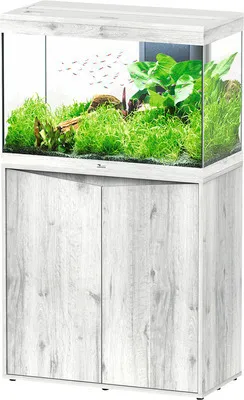 Produktbild von Aquariumkombination aquatlantis Splendid 145 inkl. LED-Beleuchtung, Filter, Unterschrank Esche weiß