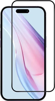 Produktbild von Glasfolie iPhone 16 Vollbildschirm Schwarz