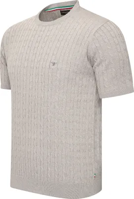 Immagine prodotto di Cappuccino Italia, maglione a trecce, color grigio, taglia XXL
