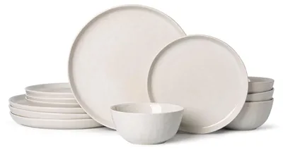Zdjęcie produktu dla Komplet 12-elementowy, zawierający ceramiczne talerze i miski