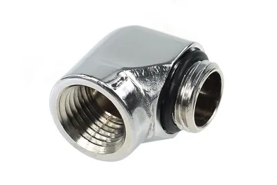 Obrázok produktu pre Alphacool 17044, Tesnenie, Mosadz, Chrm, 1/4", 90, 16 mm