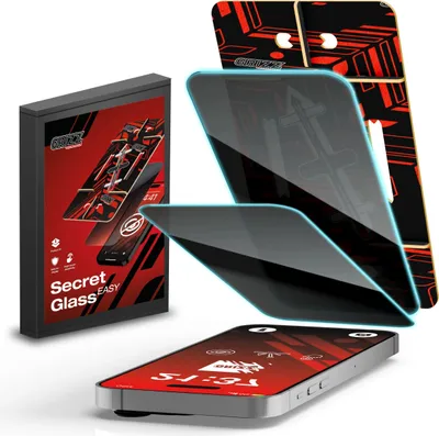 Image de GrizzGlass SecretGlass, protection pour iPhone 14 Pro [lot de 2]