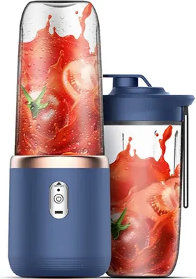 Produktbild von Smoothie-Maker Mixer Smoothie Maker To Go, Mini Standmixer Tragbar, Portable Blender Smoothie Maker für Smoothies und Shakes mit 6-Klingen,USB Portabl