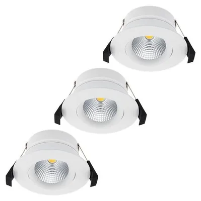 Immagine prodotto di Shelly HiluxLED DS8 - Plafoniera da incasso - LED - 8 W - Classe G - 2200-6000 K - bianca (confezione da 3)