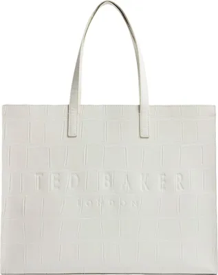 Imagen del producto de Ted Baker bolso de hombro Croccel Croc Effect Icon Bag Ivory crema