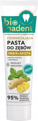 Zdjęcie produktu dla Bio Madent Pasta do zębów Imbir 100 ml