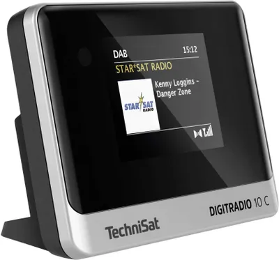 Produktbild von TechniSat DIGITRADIO 10 C - Adapter do radia cyfrowego Dab+ (kolorowy ekran, Bluetooth, pilot, budzik, idealny do modernizacji systemów hi-fi) czarno-srebrny