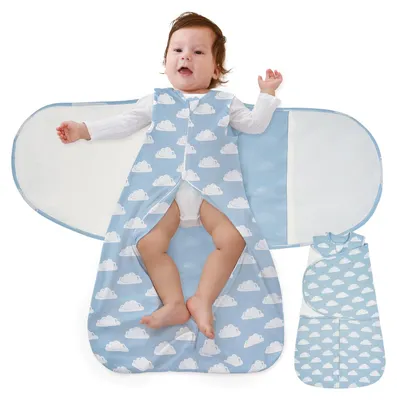 Produktbild von Babyschlafsack – 1,0 TOG – 100% Baumwolle – Sommer – für Babys von 0-6 Monaten und 6-12 Monaten