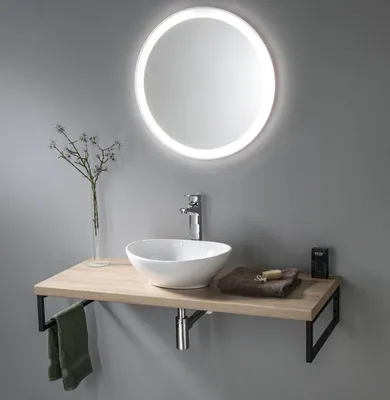 Immagine prodotto di Piano lavabo Aqualine VEGA 104x45 cm, rovere platino