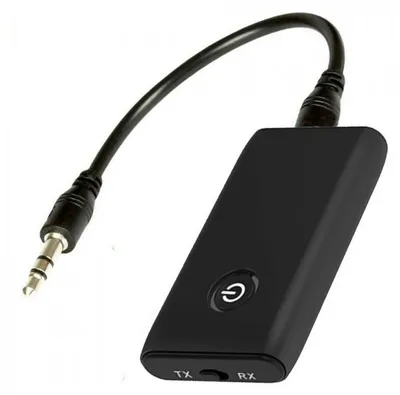 Immagine prodotto di Ricevitore Trasmettitore Bluetooth Techstar® J40, Bluetooth 5.0, Microfono Integrato, CVC, AUX, Batteria Integrata, HandsFree, MicroUSB