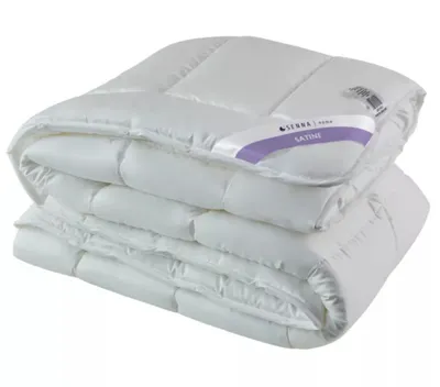 Obrázek produktu pro Přikrývka, celoroční přikrývka 140x200 SATINE Senna Home přírodní bavlněná tkanina s aloe vera, satén