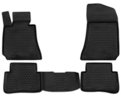 Produktbild von AD Tuning Gummi Fußmatten Set für Mercedes E-Klasse W212 S212, Bj. 3/2009-6/2015