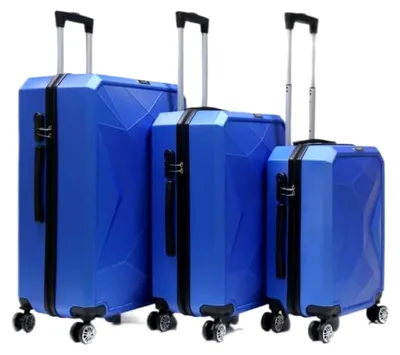 Produktbild von Hartschalenkoffer Trolley Reisekoffer Set ABS03 (blau)