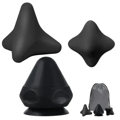 Produktbild von Massage-Set mit Saugglocken – Für die Muskelentspannung – Schwarz – 3 Stück