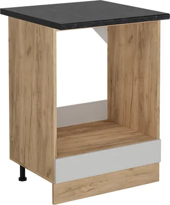 Image de Meuble pour four Vicco R-Line Blanc campagne 60cm , PT Anthracite, Model 54029